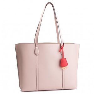 Tory Burch PERRY TRIPLE-COMPARTMENT TOTE BAG Blush Pink - Like New